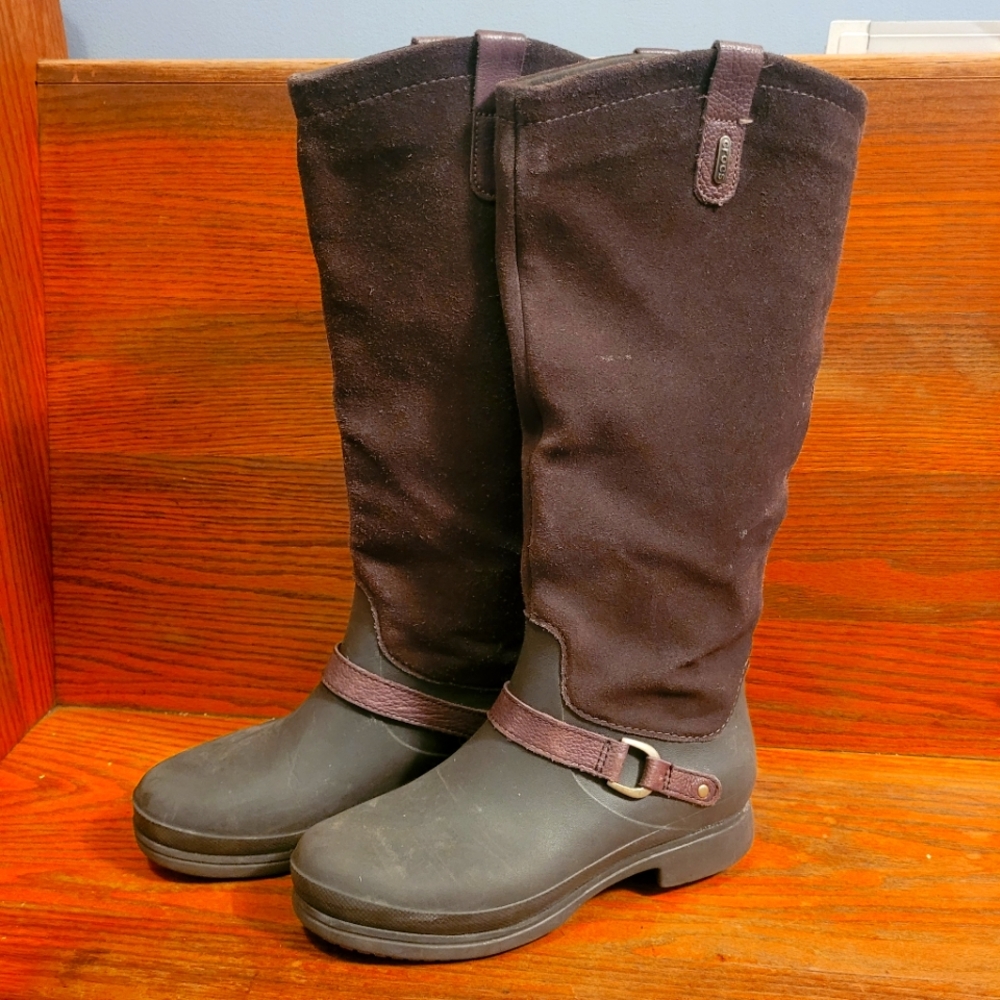 Crocs rain boots